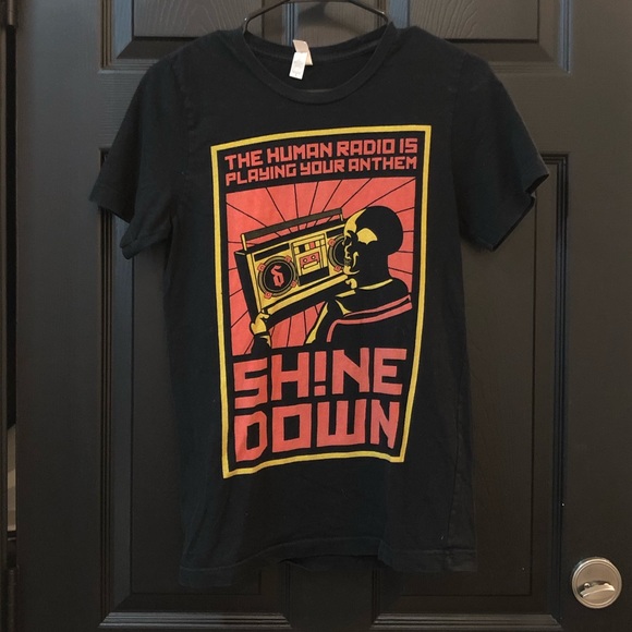 shine down Other - Shine Down The Human Radio Tour Tshirt